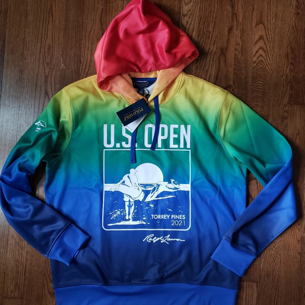 Polo Ralph Lauren U.S. Open Commemorative Collection Rainbow Pullover Hoodie